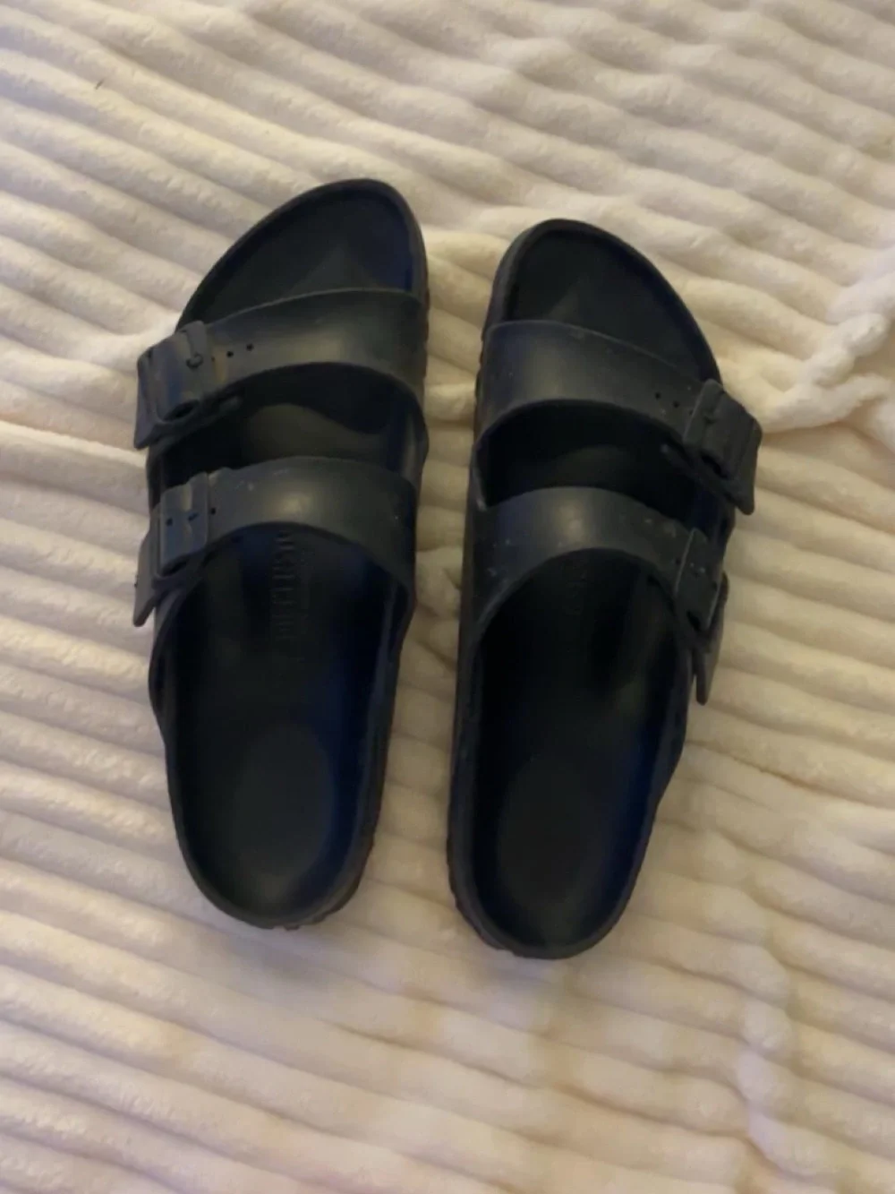 Birkenstock Black Footbed Close-Up